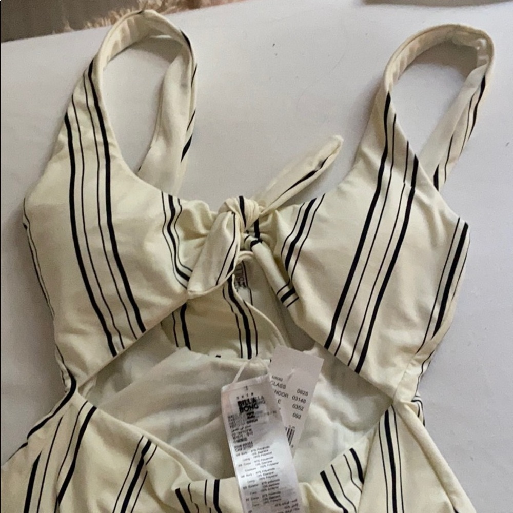 PacSun Billabong striped one piece bathingsuit